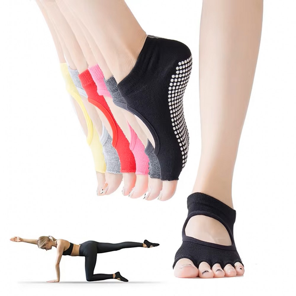 Home Gym Yoga - Skarpety do jogi z pięcioma palcami,