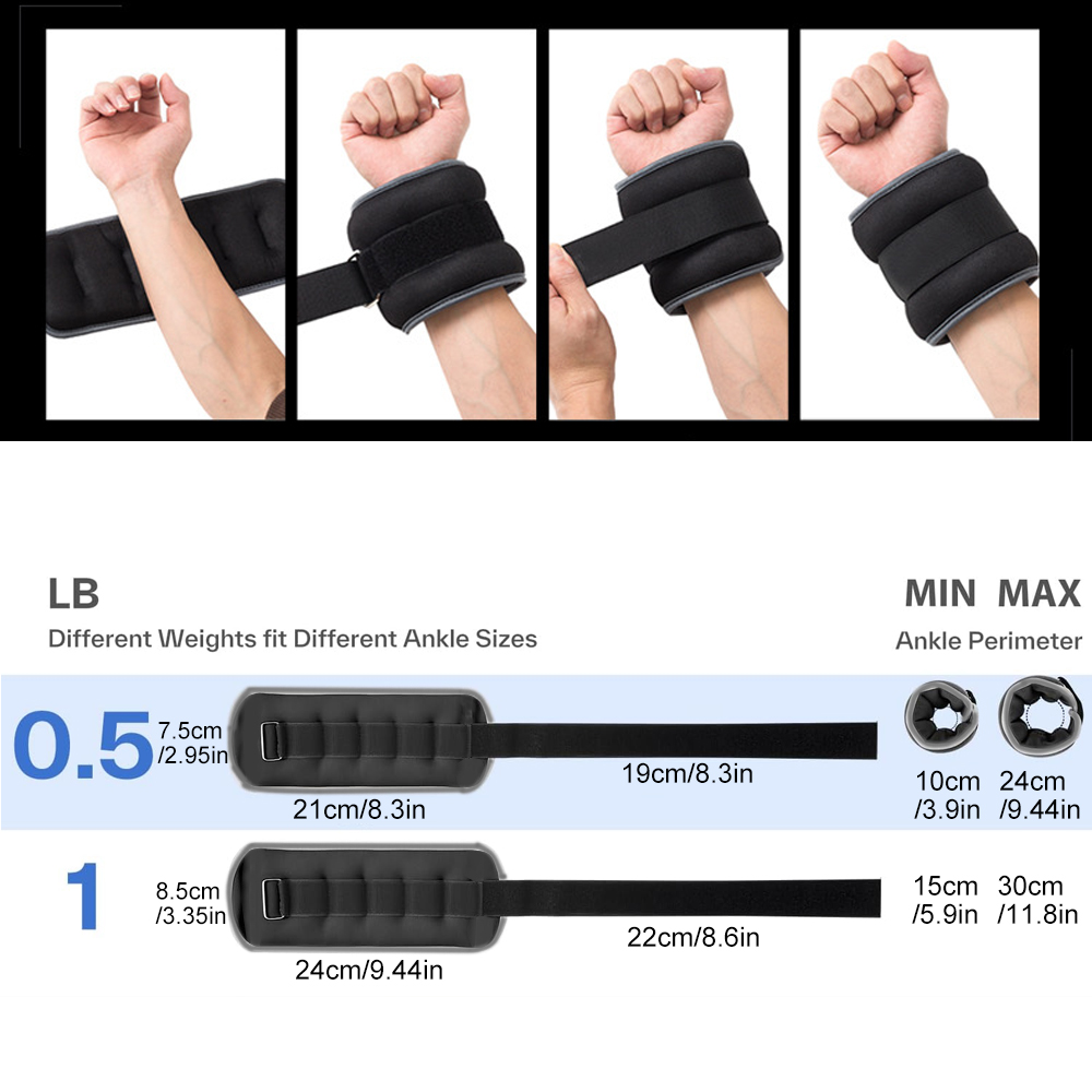 1 Para Obciążników na Nadgarst – Leg Home Gym Workout recenzja i cena