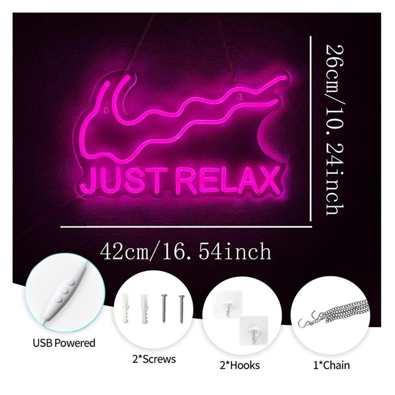 Neonowy znak świetlny Just Rel – Home Gym Neon Sign recenzja i cena