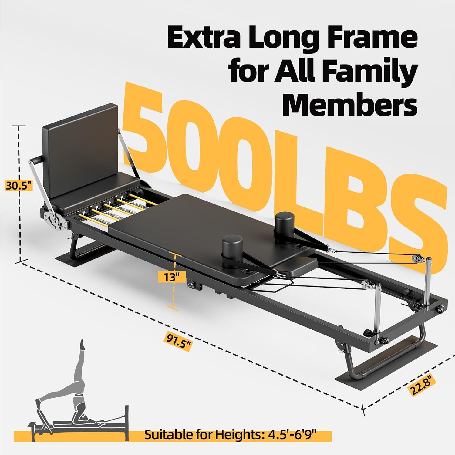 Składana maszyna do pilatesu,  – Home Gym Equipment Set recenzja i cena